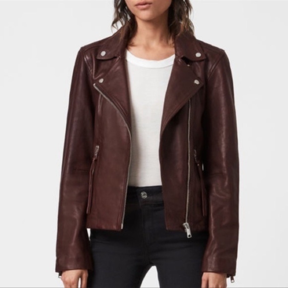 ALLSAINTS Dalby Leather Biker Jacket